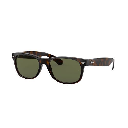 Ray-Ban RB2132 902-58 New Wayfarer Tortoise / Green Classic G-15 Lenses