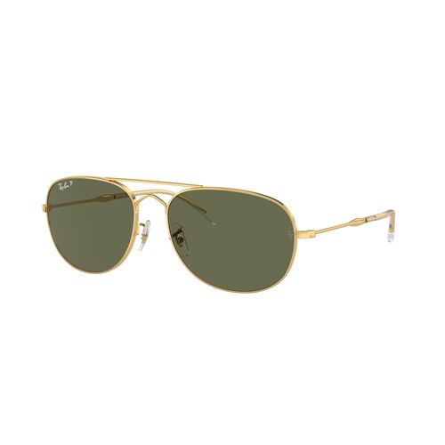 Ray-Ban RB3735 001/58-60 Bain Bridge Gold / Green Polarised Lenses