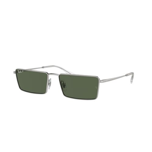 Ray-Ban RB3741 003/9A-59 Emy Silver / Dark Green Polarised Lenses