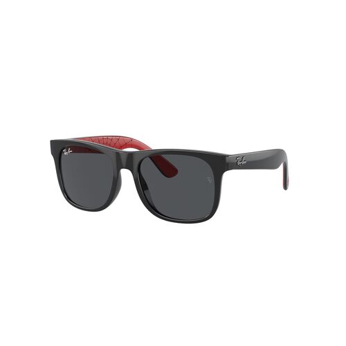 Ray-Ban Junior RJ9069S 716687-48 Justin Marvel Collection Black / Dark Grey Lenses