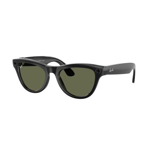 Ray-Ban Wearable x Meta Skyler RW4010 601/9A-52 Black / Green Polarised Lenses