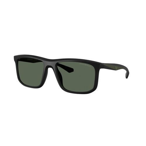 Emporio Armani EA4234U 500171-57 Matte Black / Dark Green Lenses