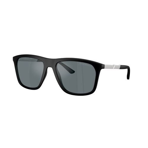 Emporio Armani EA4237 50016G-57 Matte Black / Grey Black Mirror Lenses