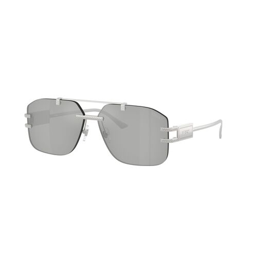 Versace VE2275 10008V-60 Silver / Clear Silver Mirror Lenses