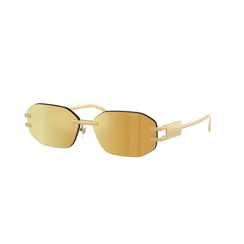 Versace VE2274 10027P-58 Gold / Brown Gold Mirror Lenses