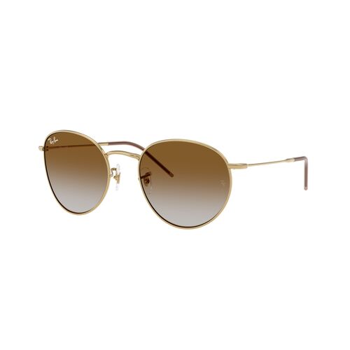 Ray-Ban RBR0103S 001/CB-53 Round Reverse Arista / Clear Gradient Brown Lenses