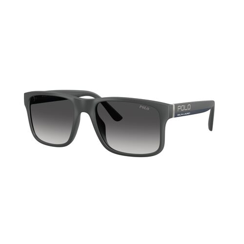 Polo Ralph Lauren PH4195U 55898G-57 Matte Dark Grey / Grey Gradient Lenses