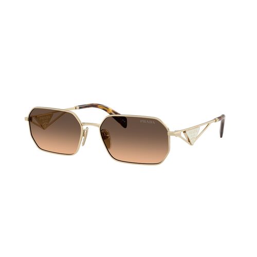 Prada PRA51S ZVN50C-58 Pale Gold / Brown Grey Gradient Lenses