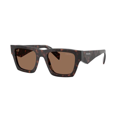 Prada PRA06SF 17N06B-54 Root Tortoise / Dark Brown Lenses