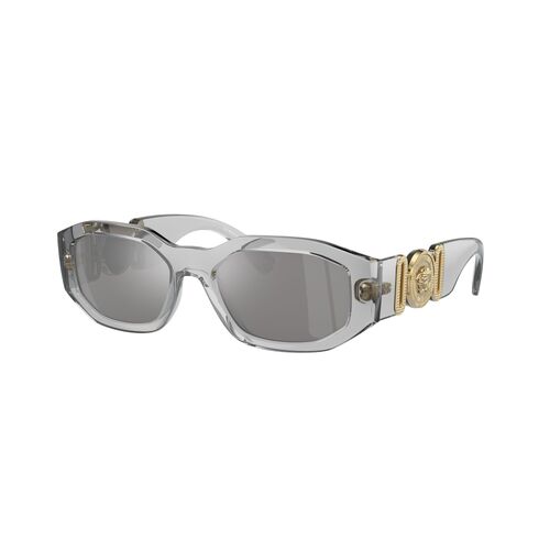 Versace VE4361 311/6G-53 Transparent Grey / Light Grey Silver Mirror Lenses