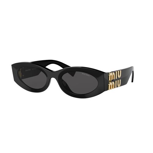 Miu Miu MU11WS 1AB5S0-54 Black / Dark Grey Lenses