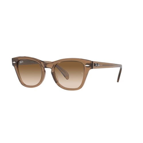 Ray-Ban RB0707S 664051-53 Transparent Light Brown / Brown Gradient Lenses