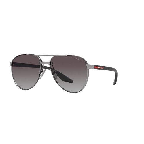 Prada Linea Rossa PS51YS 5AV09U-61 Gunmetal / Grey Gradient Lenses