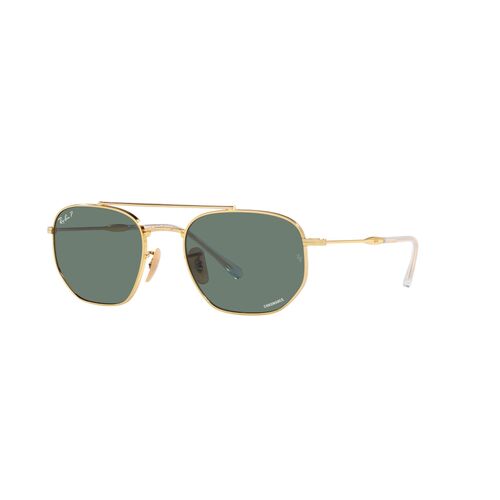 Ray-Ban RB3707 001/O9-57 Gold / Grey Polarised Lenses