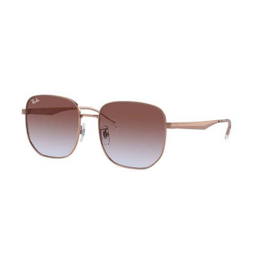 Ray-Ban RB3713D 9202I8-57 Rose Gold / Violet Gradient Lenses