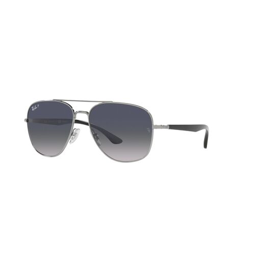 Ray-Ban RB3683 004/78-59 Gunmetal / Blue Grey Gradient Polarised Lenses