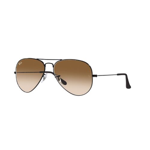 Ray-Ban RB3025 002/51-58 Aviator Black / Brown Gradient Lenses