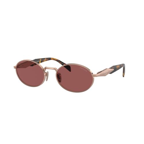 Prada PR65ZS SVF08S-55 Pink Gold / Dark Violet Lenses