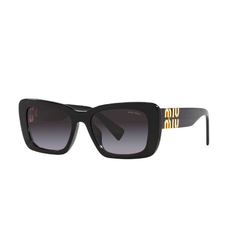 Miu Miu MU07YS 1AB5D1-53 Black / Grey Gradient Lenses