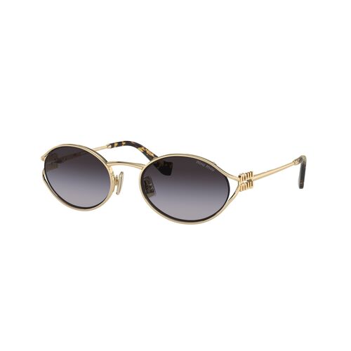 Miu Miu MU52YS ZVN5D1-54 Pale Gold / Grey Gradient Lenses