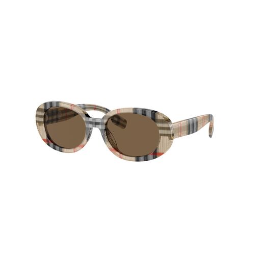 Burberry Kids JB4339F 377873-48 Vintage Check / Dark Brown Lenses