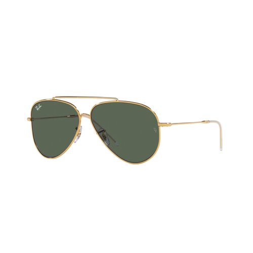 Ray-Ban RBR0101S 001/VR-59 Aviator Reverse Gold / Green Classic G-15 Lenses