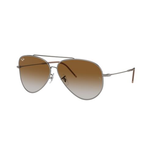 Ray-Ban RBR0101S 004/CB-62 Aviator Reverse Gunmetal / Brown Gradient Lenses