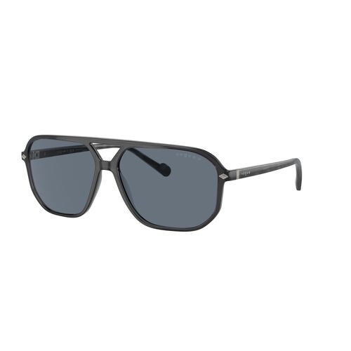 Vogue VO5531S 31094Y-60 Transparent Dark Grey / Blue Polarised Lenses