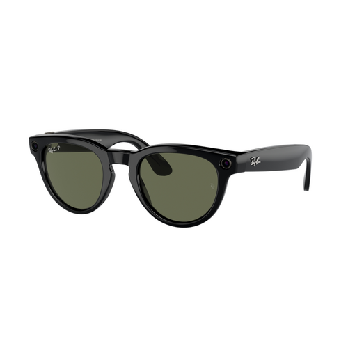 Ray-Ban Wearable x Meta Headliner RW4009 601/9A-50 Shiny Black / G-15 Polarised Lenses