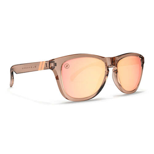 Blenders L Series 0PS 0F 53 Citrus Blast Crystal Champagne / Champagne Mirror Polarised Lenses