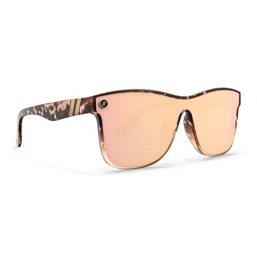 Blenders Millenia X2 07U 0F 99 Lion Heart Matte Crystal Peach Tortoise / Champagne Mirror Polarised Lenses