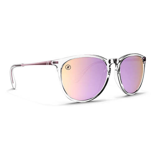 Blenders North Park 900 0F 54 Aspen Rose Glossy Crystal Clear / Rose Gold Mirror Polarised Lenses