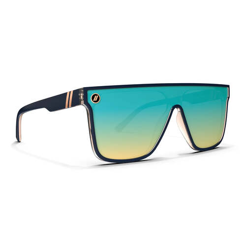 Blenders SciFi 807 FG 99 Night City Gloss Slate / Aqua Champagne Mirror Polarised Lenses