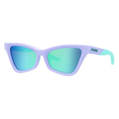 Pit Viper The Moontower Clawdia Lilac w Teal / Blue Green Mirror Lenses