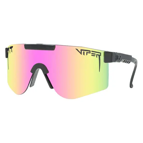 Pit Viper The Exec Original Wide Black / Pink Mirror Polarised Lenses