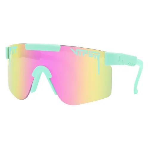 Pit Viper The Oral Exam Narrow Turquoise / Pink Mirror Polarised Lenses