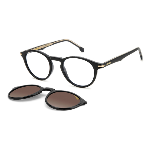 Carrera Clip-On 297/CS 807 LA 48 Black / Brown Gradient Polarised Lenses