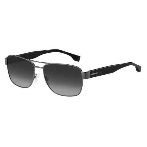 Hugo Boss BOSS 1441/S ANS WJ 60 Black Dark Ruthenium / Grey Gradient Polarised Lenses