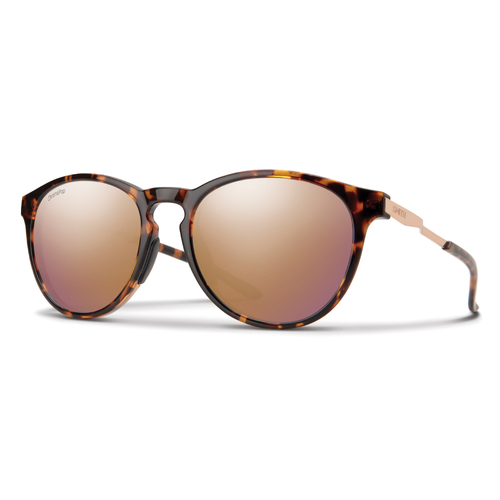 Smith Wander 086 9V 55 Havana / Pink Gold Gradient Mirror Polarised Lenses