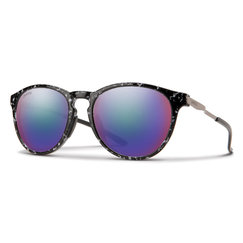 Smith Wander GBY DF 55 Black Marble / Violet Mirror Polarised Lenses