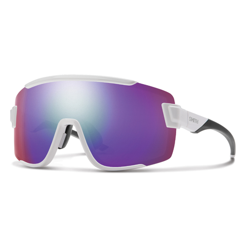 Smith Wildcat 0BK DI 99 White Silver / Violet Mirror Lenses