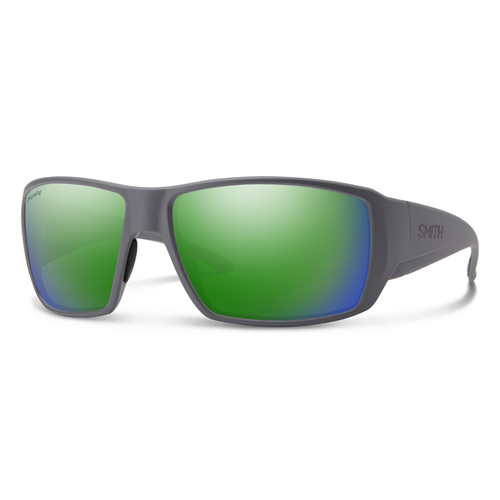 Smith Guide Choice/N FRE UI 62 Matte Grey / Green Mirror Polarised Lenses