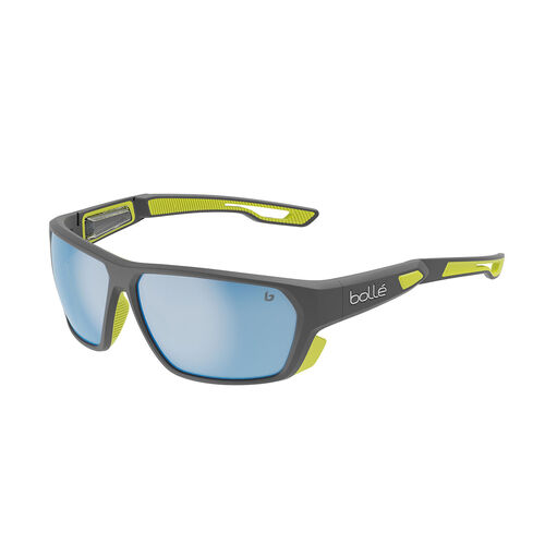 Bolle Airfin Floatable BS034003 Matte Grey Acid / Sky Blue Mirror Polarised Lenses