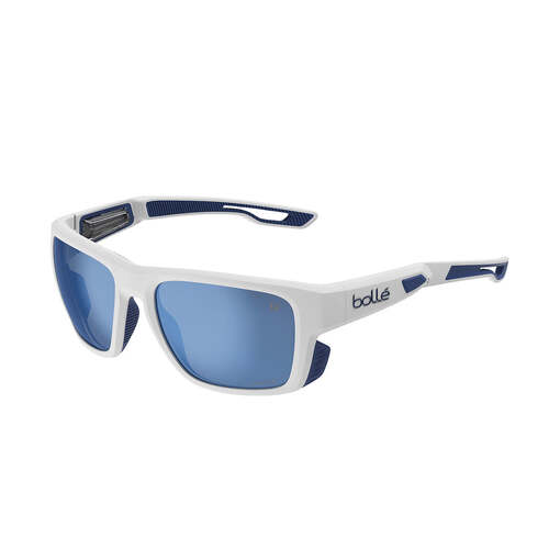 Bolle Airdrift Floatable BS035002 Matte White Navy / Volt+ Offshore Blue Mirror Polarised Lenses