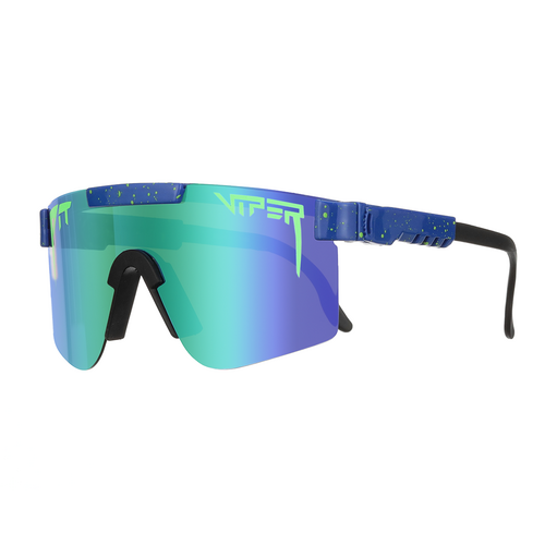 Pit Viper The Leonardo Blue w Teal Splatter / Blue Teal Revo Polarised Lenses