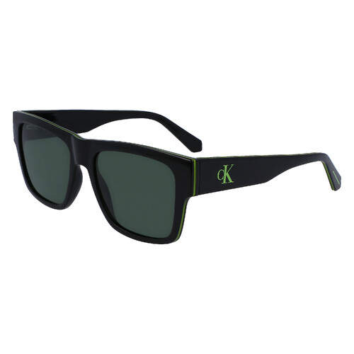 Calvin Klein Jeans CKJ23605S 001-56 Black / Solid Green Lenses