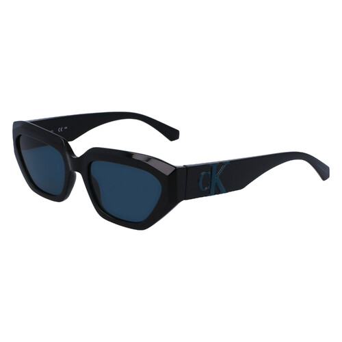 Calvin Klein Jeans CKJ23652S 001-54 Black / Solid Blue Lenses