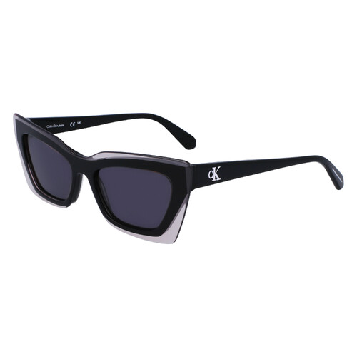 Calvin Klein Jeans CKJ23656S 001-52 Black Crystal / Solid Grey Lenses