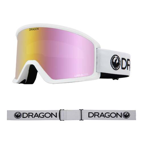 Dragon Goggles DX3 OTG DR40494 101-61 White / Pink Ion Luma Lens