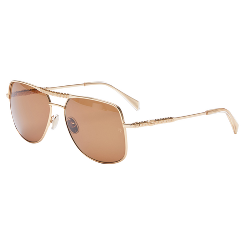 Lacoste L239S 710-58 Medium Gold / Solid Brown Lenses